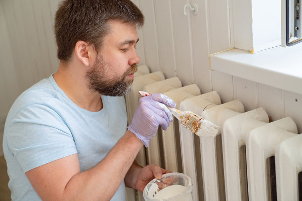 repeindre un radiateur en fonte